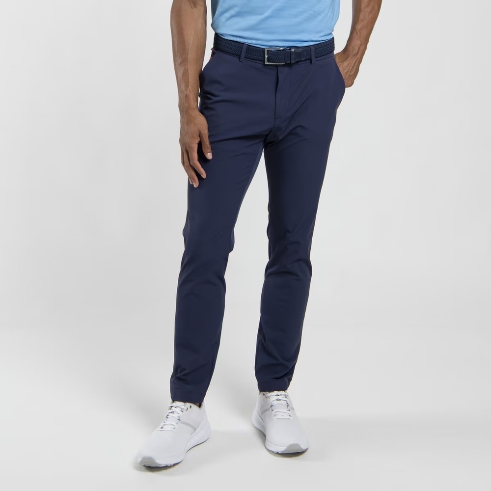 KJUS Iver Pants Mens W34/L32 Navy Blue Golf Athleisure Tailored Fit